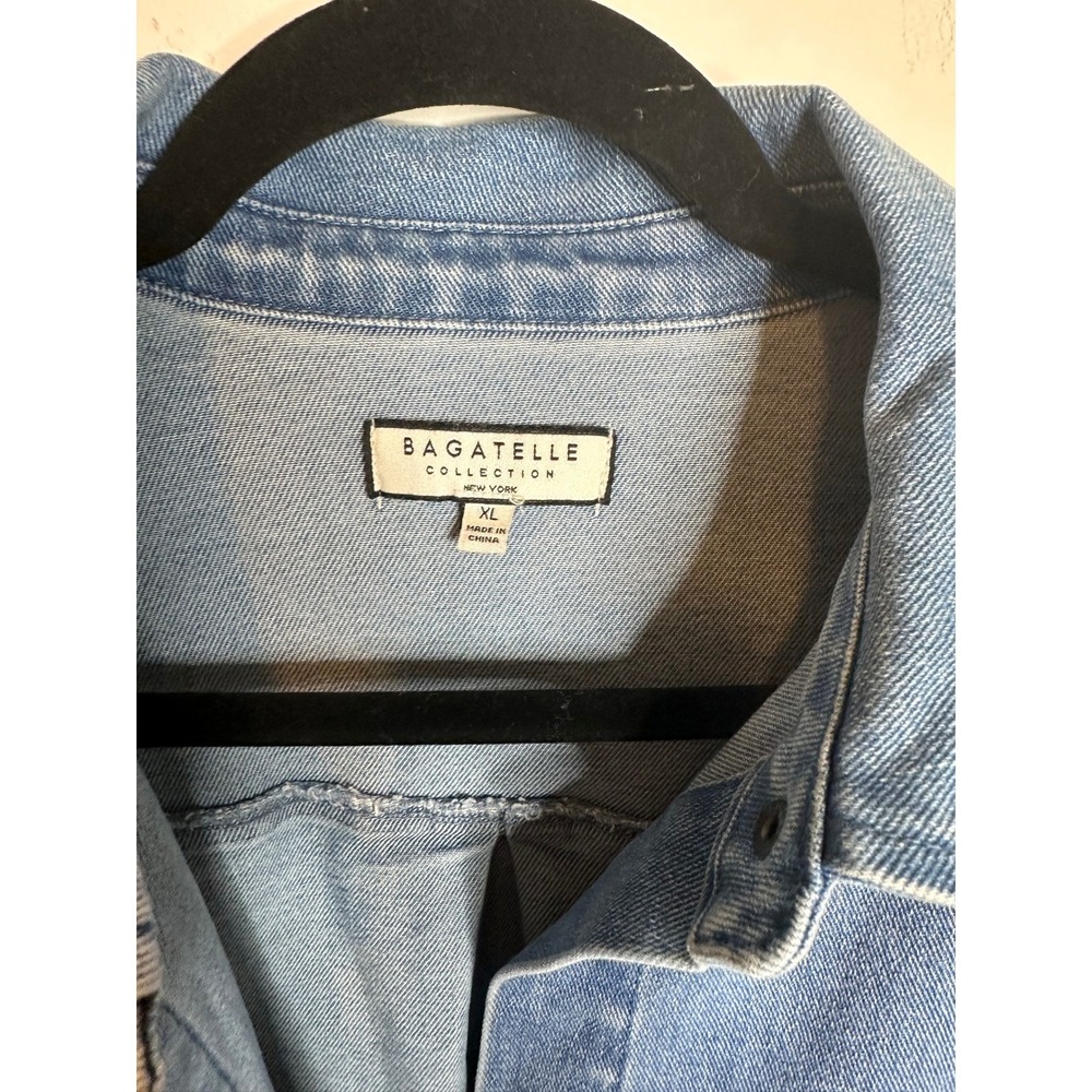 BAGATELLE COLLECTION NEW YORK Denim Shirt - Picture 2 of 5